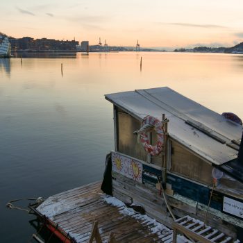 Sauna im Hafen in Oslo