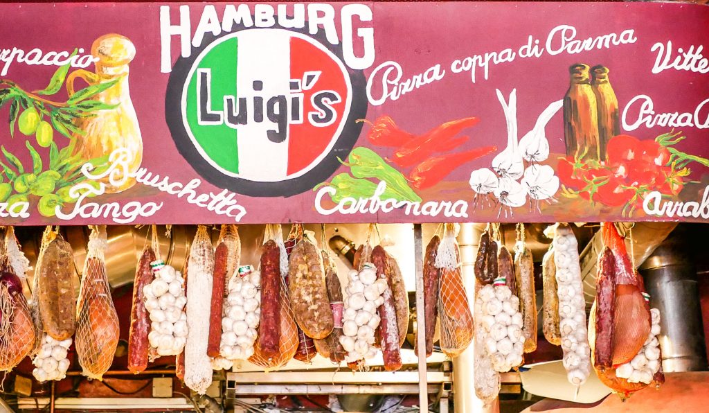 Italiener Luigi's im Hamburger Hafen