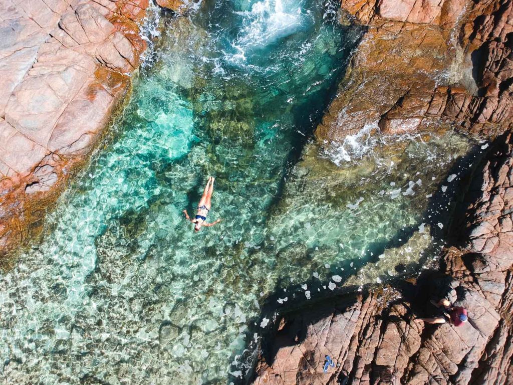 Rock Pools in Margret River in Südwestaustralien
