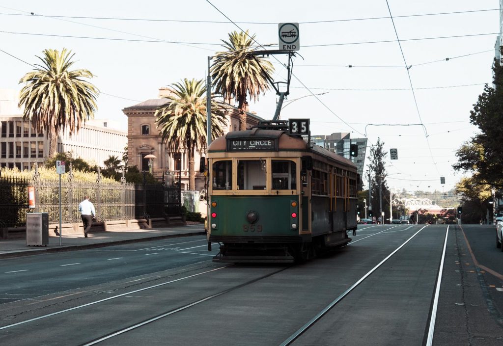 kostenlose Straßenbahn in Melbourne