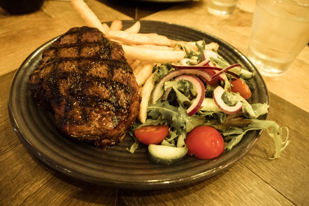 Steak vom Observed Restaurant in Sydney