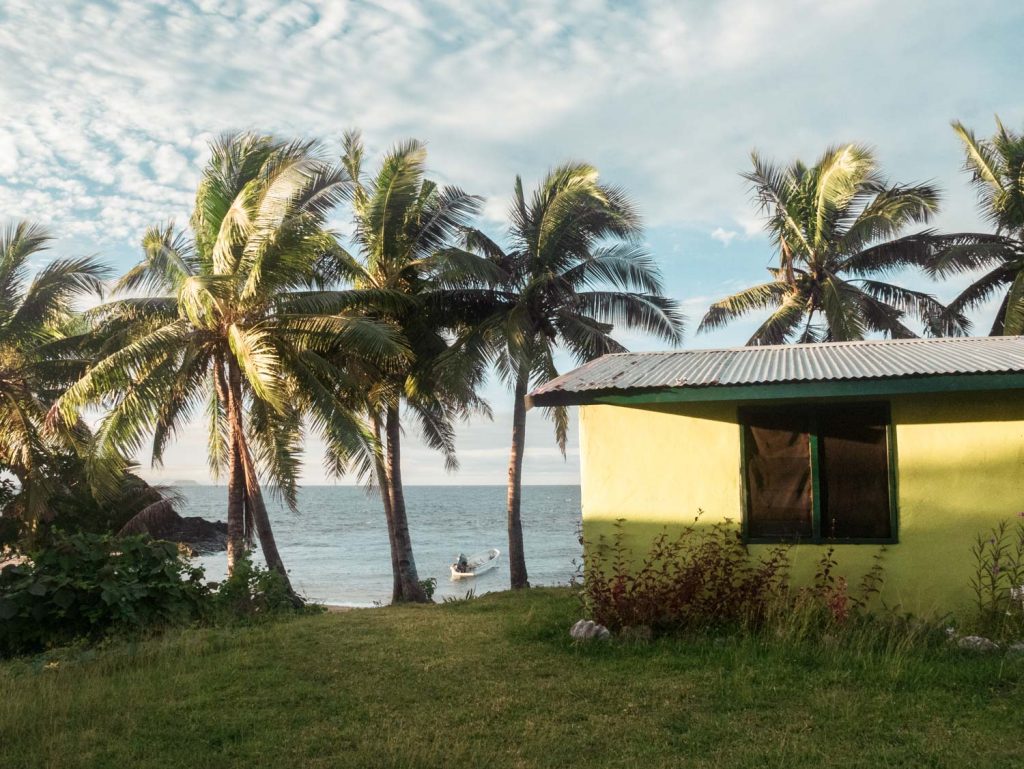 Wohnhütten auf den Inseln