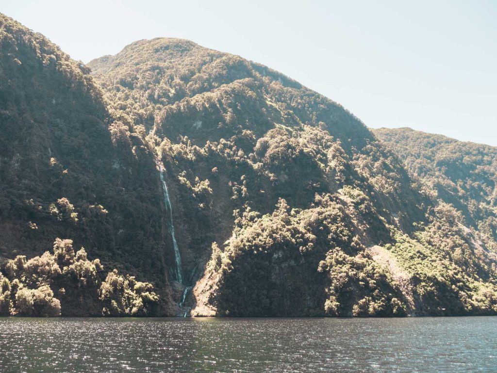 Browne Wasserfall auf der Südinsel Neuseelands