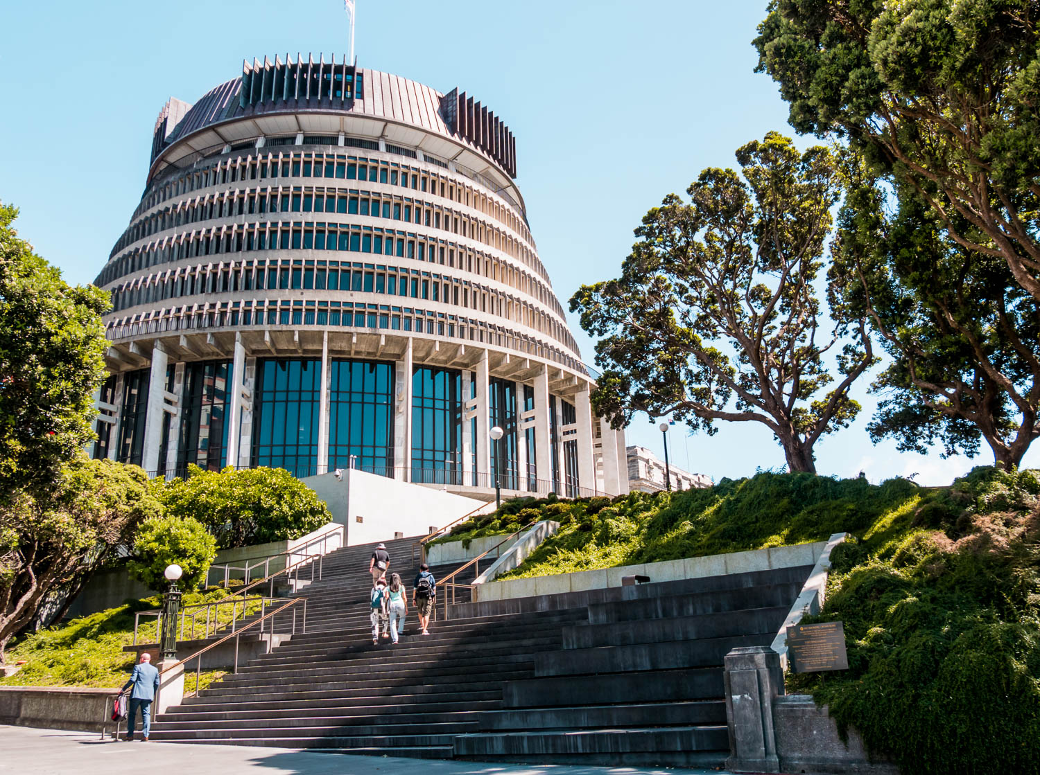 Das Parlamentsgebäude Neuseelands in Wellington